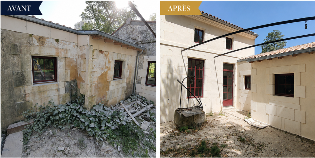 Journal de chantier enduit